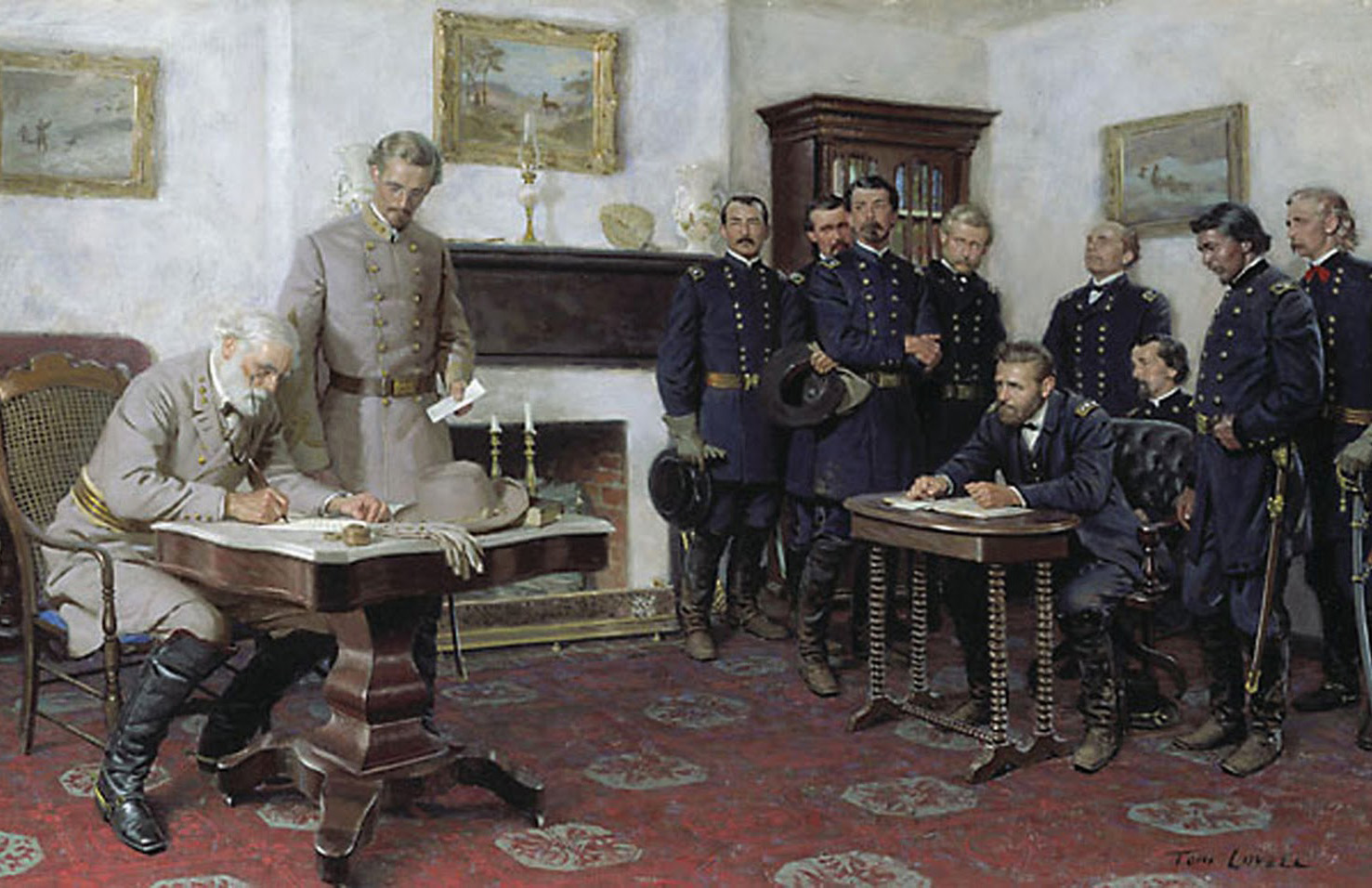 Lee surrenders at Appomattox History Mystery Man: Historical
