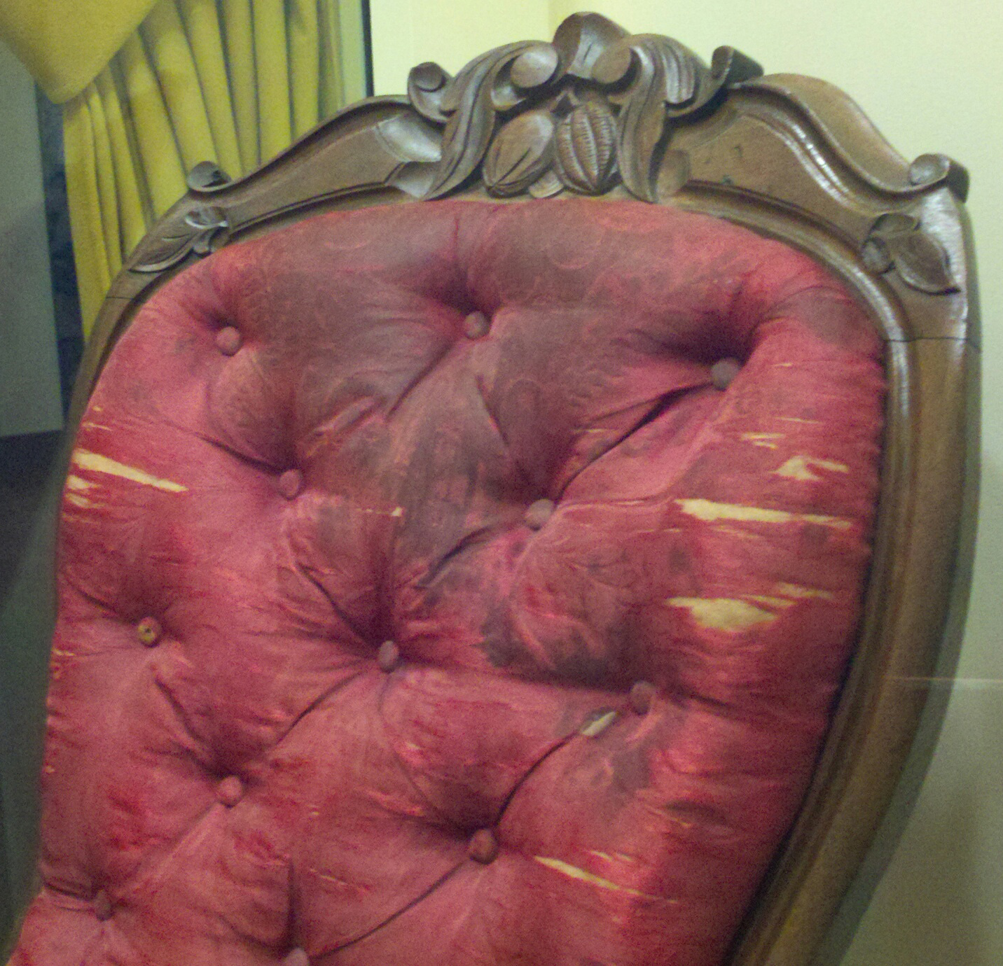 Have a seat in Lincoln's chair...might as well...everyone else did ...